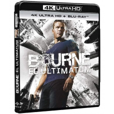 Bourne El Ultimatum Matt Damon Pelicula 4k Uhd + Blu-ray