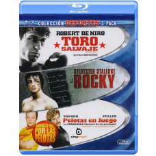 COLLECCIÓN DEPORTES 3-PACK (TORO SALVAJE, ROCKY, PELOTAS EN JUEGO) BLU-RAY