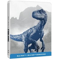  Jurassic World Fallen Kingdom STEELBOOK ( BLU-RAY + DVD ) English, Spanish and Portuguese Audio & Subtitles) IMPORT