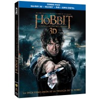 El Hobbit Batalla De Los 5 Ejercitos Blu-ray 3d + Blu-ray