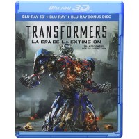 Transformers 4 La Era de la Extinción 3D Combo(Transformers 4 Age of Extinction 3D Combo BD) (Blu-Ray Bonus Disc)