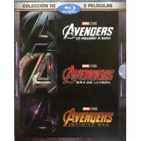 Los Vengadores Trilogía Blu-Ray (Los Vengadores de Marvel) (Era de Ultron) (Infinity War)