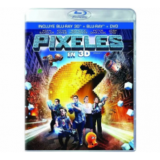 Pixeles Adam Sandler Pelicula Bluray 3d + Bluray + Dvd